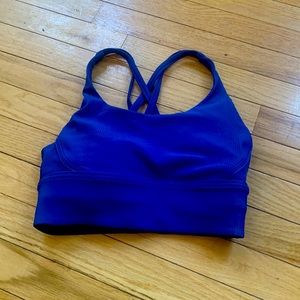 Lulu lemon blue sports bra